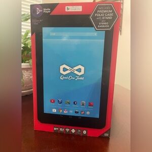 Black Tablet with Infinity Display